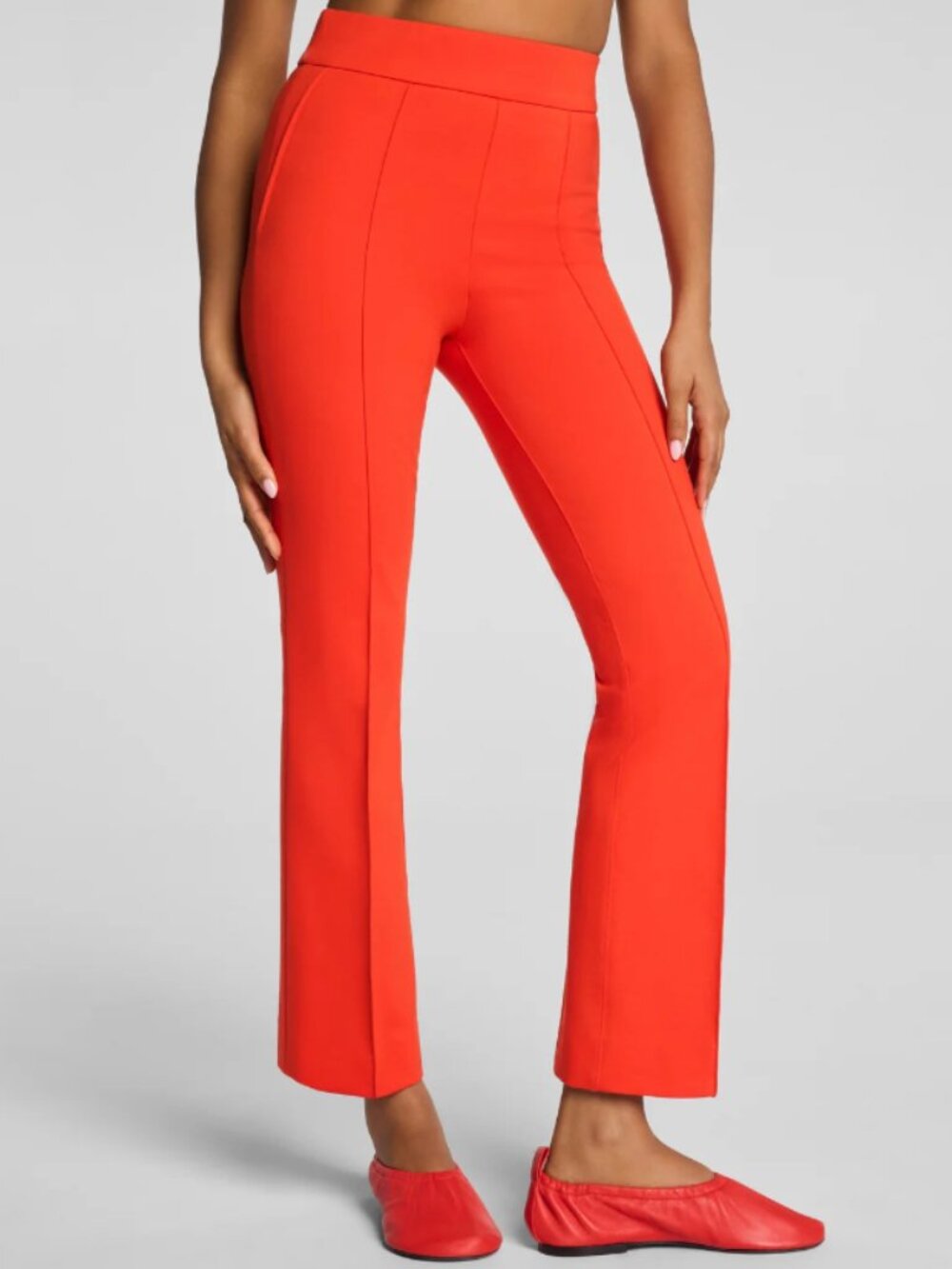 NWT SPANX supersmooth® PerfectFit Ponte Kick Flare Pant with Pintuck Large